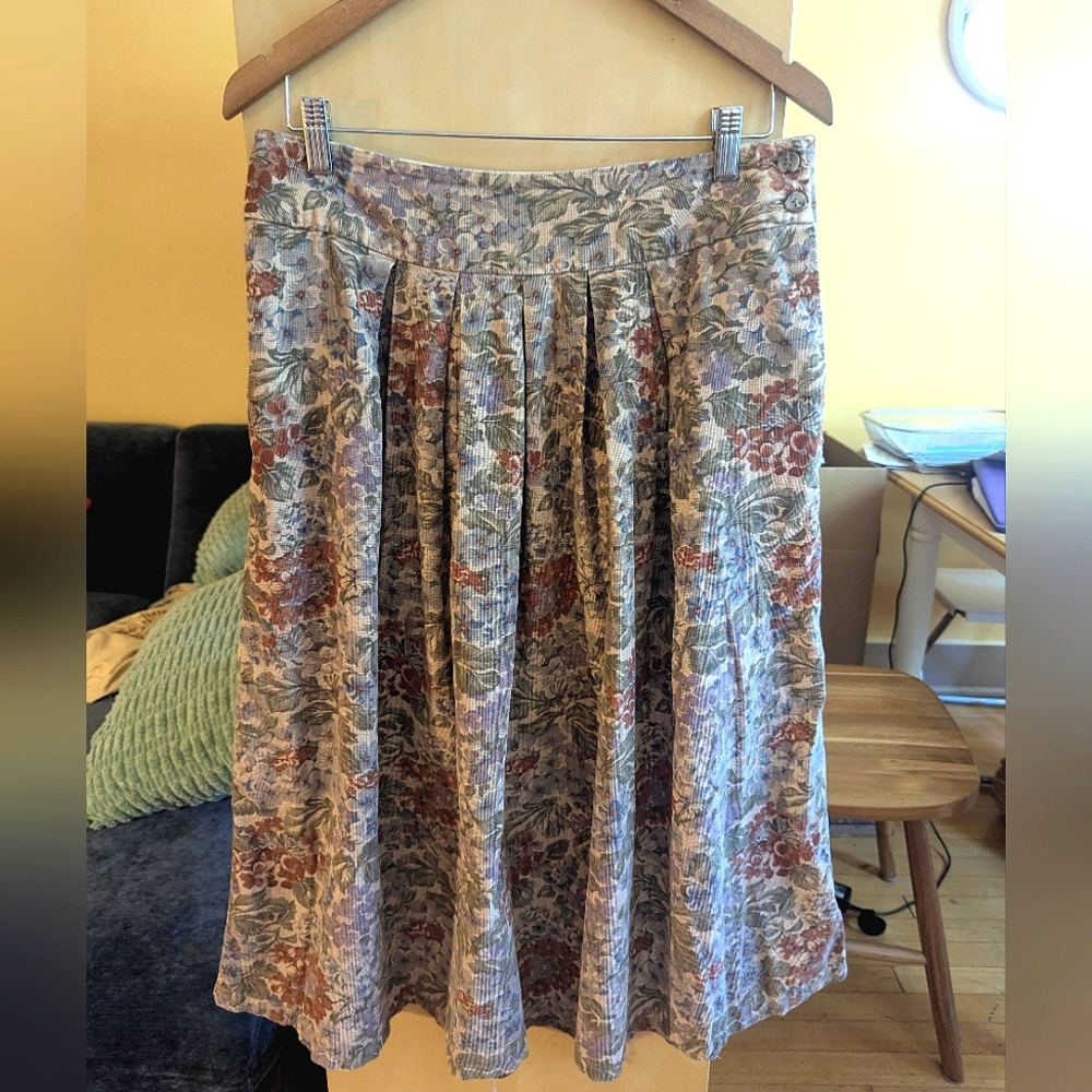 Herman Geist Vintage Floral Skirt
